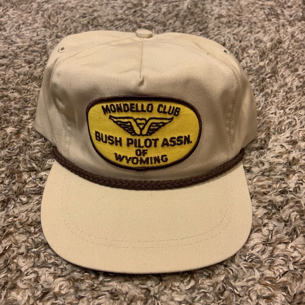 Vintage Mondello Club Bush Pilot Strapback Hat